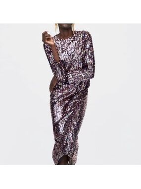 cotton boho maxi dress Cotton boho ruffle maxi dress (M) – Lucky's Vintage main image 0